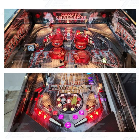 Build Your Own Custom Pinball Machine - Choppa Challenge Playfield Details