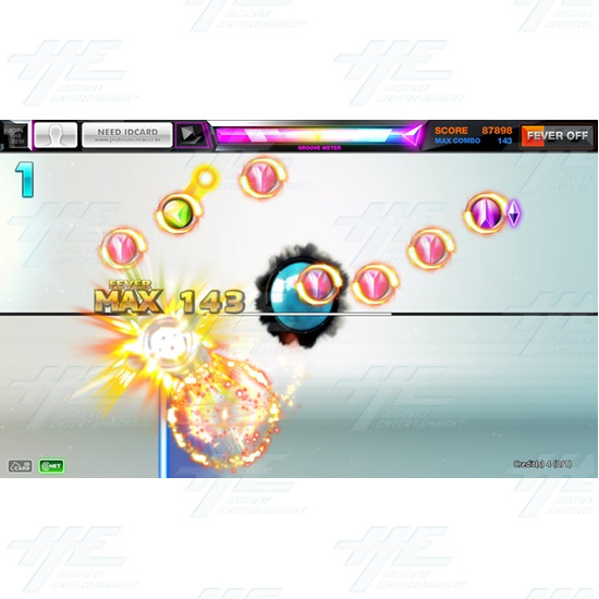 DJ Max Technika 3 music Arcade Machine - Screenshot