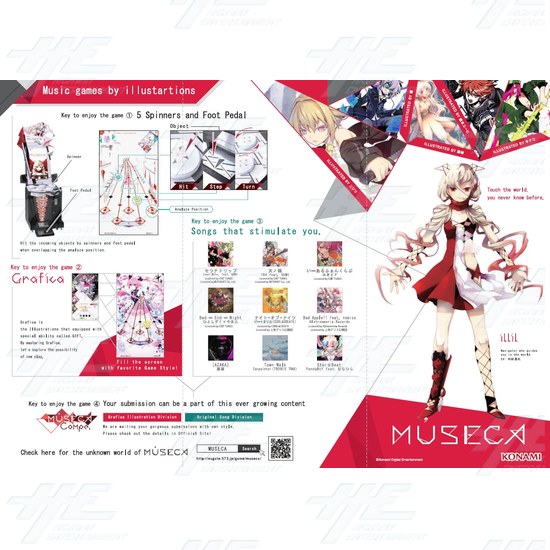 MUSECA Music Arcade Game - Flyer