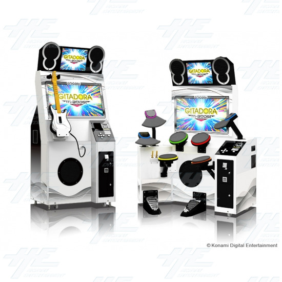 Gitadora Music Arcade Machine (Drum Set Only model)  - Gitadora Music Arcade Machine Set (Guitar + Drum)