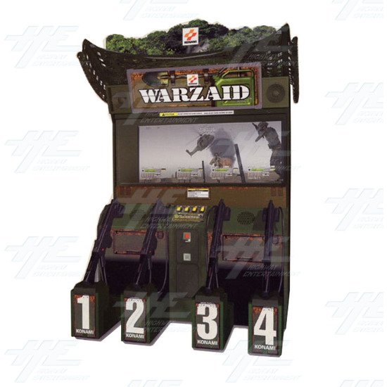 Warzaid 4 Player Arcade Machine  - Warzaid 4 player Arcade Machine