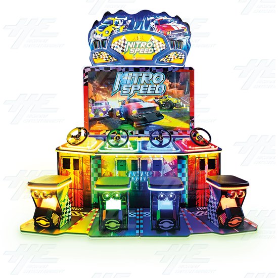 Nitro Speed 4 Player Ticket Redemption Arcade Machine - Nitro Speed Ticket Redemption Arcade Machine