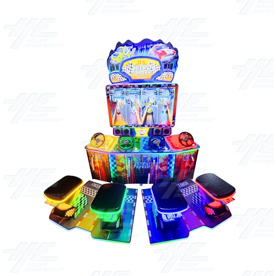 Nitro Speed 4 Player Ticket Redemption Arcade Machine - Nitro Speed Ticket Redemption Arcade Machine