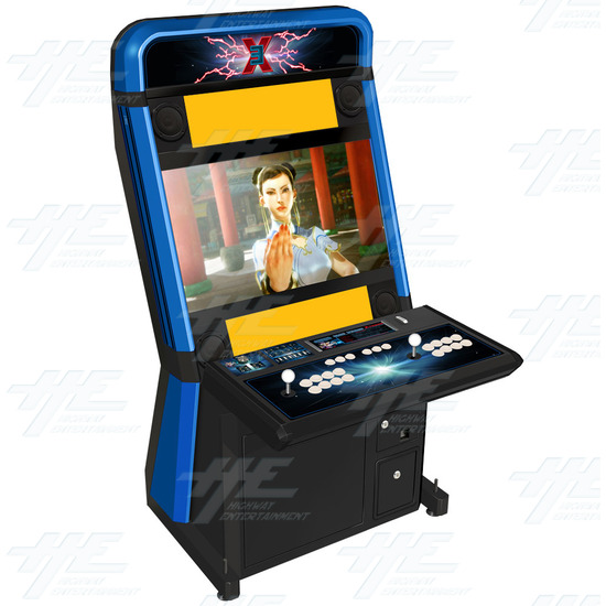 LCD Arcade Marquee for Vewlix Xtreme Chewlix Arcade Cabinets 16.6inch with Metal Frame - Install Above (Or) Below the Main 32 Inch Monitor