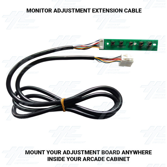 LCD Arcade Marquee for Vewlix Xtreme Chewlix Arcade Cabinets 16.6inch with Metal Frame - Monitor Adjustment Board and 1.6m Extention Cable