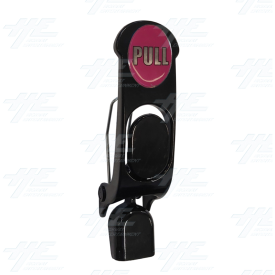 Handle Spout Set for Slushie Stars Machine (Red Pull Sticker) - Slushie-Machine-Handle-Spout-Angle-View.png