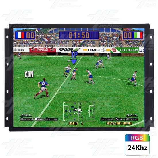 20.1 inch 4:3 Ratio Arcade Monitor 15khz 24khz 31khz up to 1600x1200 (LED Backlight) - 24Khz