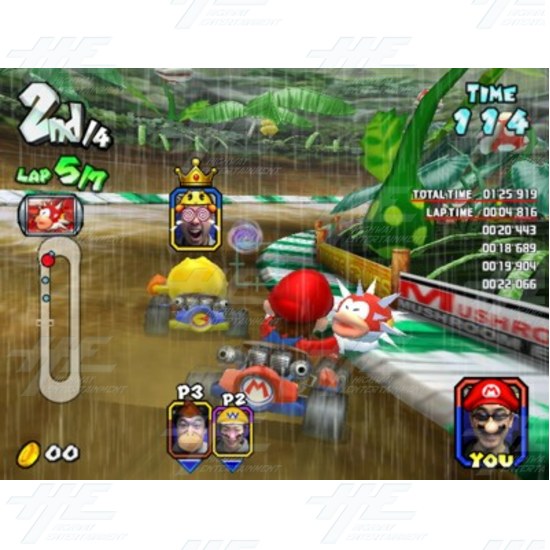 Mario Kart GP DX Arcade Machine Namco - Screenshot