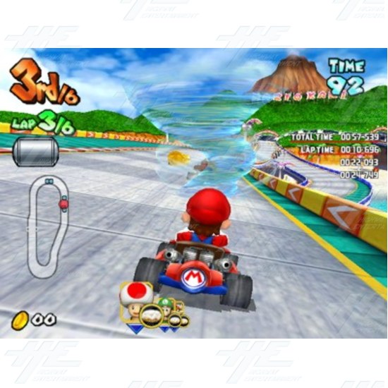 Mario Kart GP DX Arcade Machine Namco - Screenshot