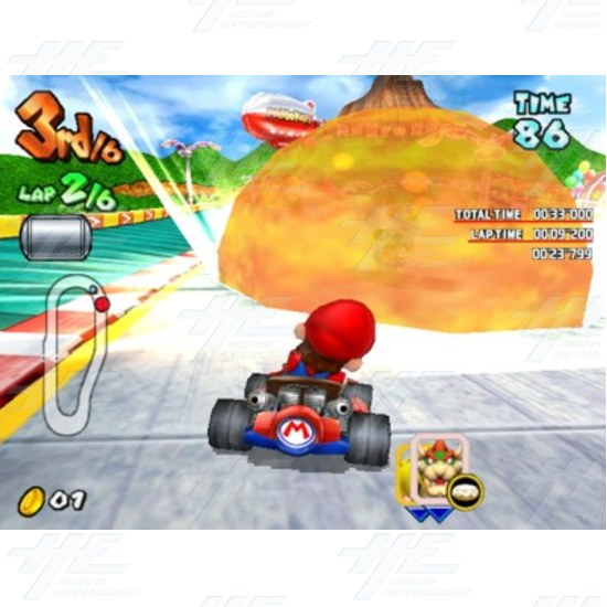 Mario Kart GP DX Arcade Machine Namco - Screenshot