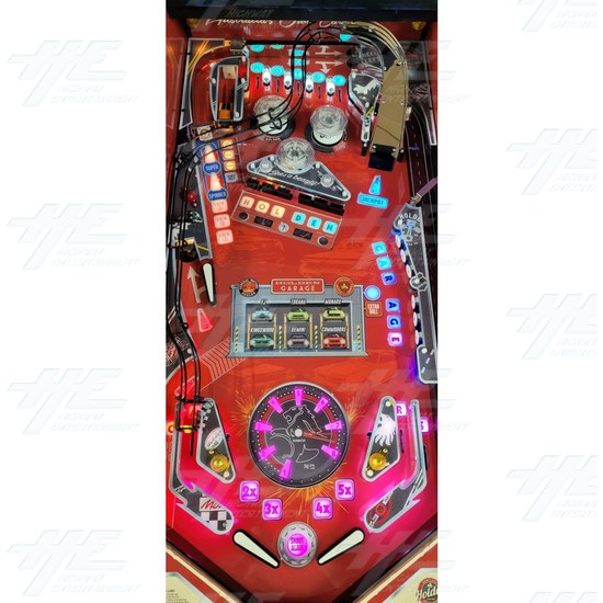 Holden Heratige Pinball - Holden Heratige Pniball playfield light display 1