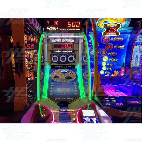 Bean Bag Toss Ticket Redemption Machine - (NSW) - bean-bag-toss-arcade