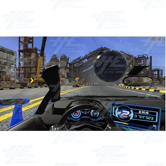 Overtake VR Racing Game 43" Arcade Machine (NSW) - Overtake VR Screenshot 1