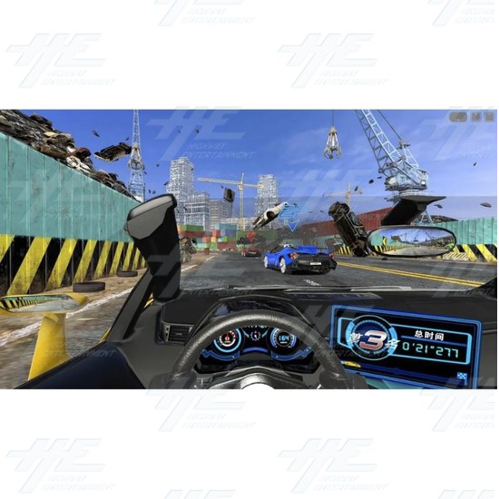 Overtake VR Racing Game 43" Arcade Machine (NSW) - Overtake VR Screenshot 3