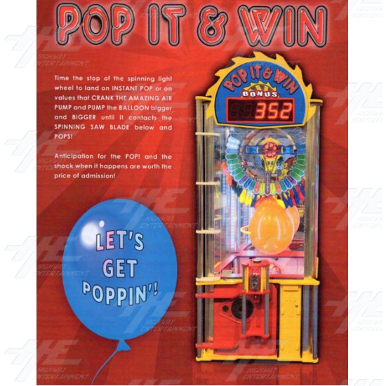 Pop It & Win Arcade Machine - Pop It & Win Arcade Machine Brochure