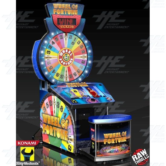 Wheel of Fortune Deluxe Redemption Machine  - WOF-onfloor.JPG