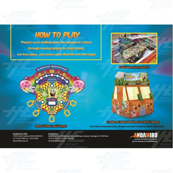 Spongebob Pineapple Arcade Machine - Spongebob Pineapple Arcade Machine Brochure