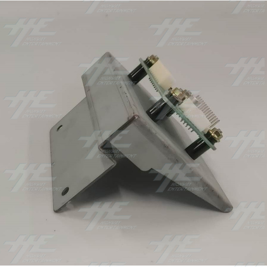 Namco System 256 S-Conv PCB with metal bracket - Namco System 256 S-Conv PCB with metal bracket - side view