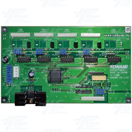 Konami DanceDanceRevolution Stage I/O board gn845 pwb - Konami DanceDanceRevolution Stage IO board gn845 pwb