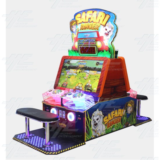 Safari Ranger 4 Player Arcade Machine - Safari Ranger DLX Arcade Machine