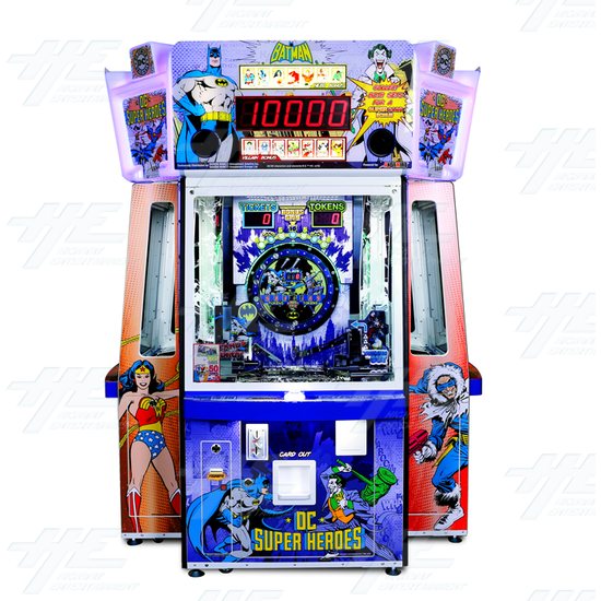 DC Superheroes 4 Player Ticket Pusher Machine  - Batman design