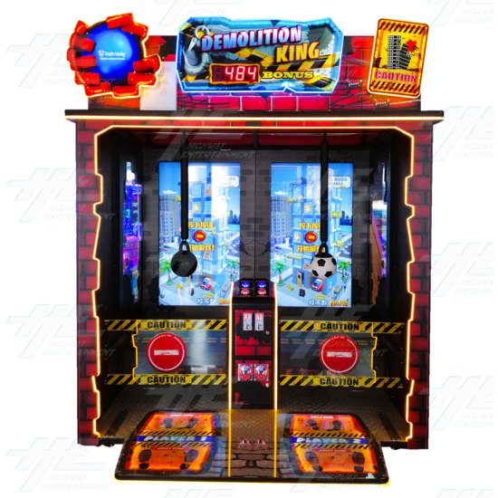 Demolition King Ticket Redemption Arcade Machine - Demolishing King front view