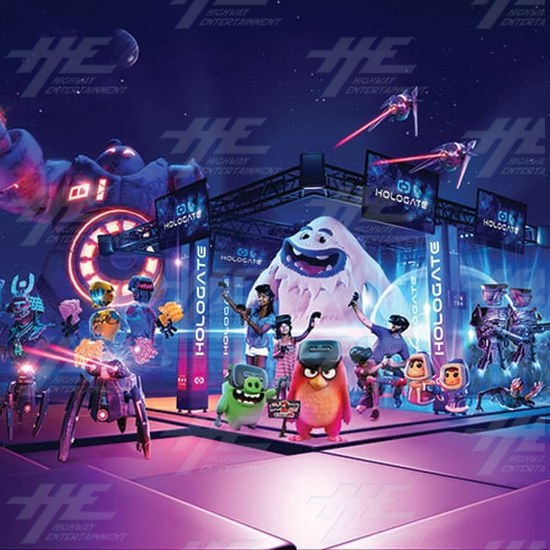 Hologate Arena - Compact Turnkey 4 Player VR Platform - Extensive Game Library