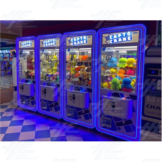 Capto Crane Redemption Arcade Machine - 4 Capto Cranes