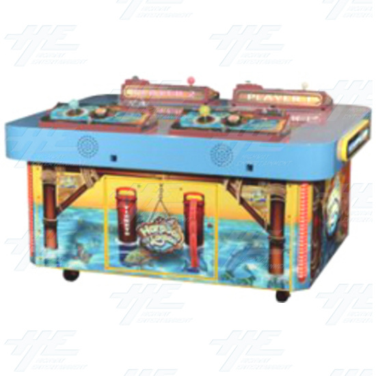 Harpoon Lagoon Ticket Redemption Arcade Machine - Harpoon Lagoon Cabinet Side
