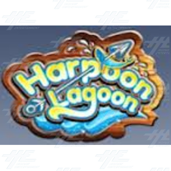 Harpoon Lagoon Ticket Redemption Arcade Machine - Logo